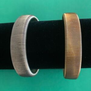 🔥3 for $20.00🔥Retro Style Silver and Gold Men's Bracelet Set from 1970.